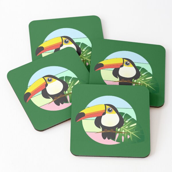 Item preview, Cute Toucan Exotic Bird designed and sold by Happy Puppy Print On Demand.