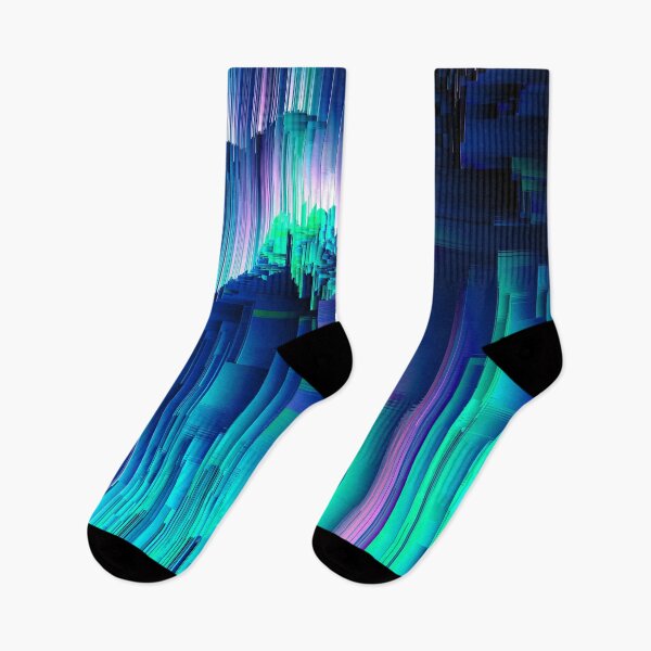 Item preview, Glitches Be Trippin' - Abstract Pixel Art designed and sold by Jennifer Walsh Design.