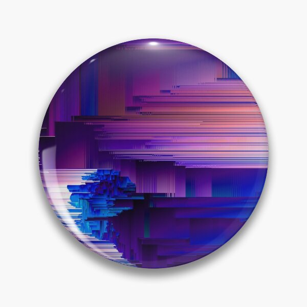 Item preview, Glitchin' Blues - Abstract Pixel Art designed and sold by Jennifer Walsh Design.