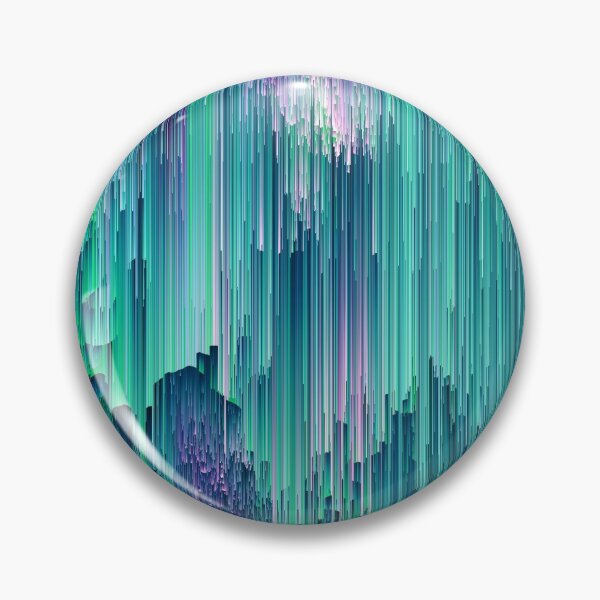 Item preview, Emerald City - Glitch Abstract Pixel Art designed and sold by Jennifer Walsh Design.