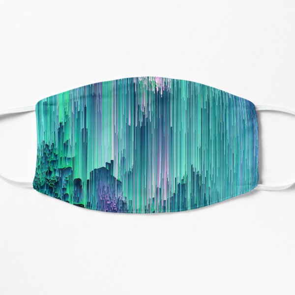 Emerald City - Glitch Abstract Pixel Art Mask