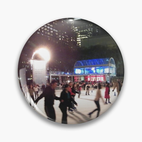 Item preview, Ice Skating at Night, Bryant Park, New York  designed and sold by lenspiro.