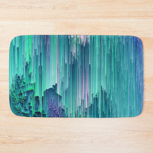 Item preview, Emerald City - Glitch Abstract Pixel Art designed and sold by Jennifer Walsh Design.