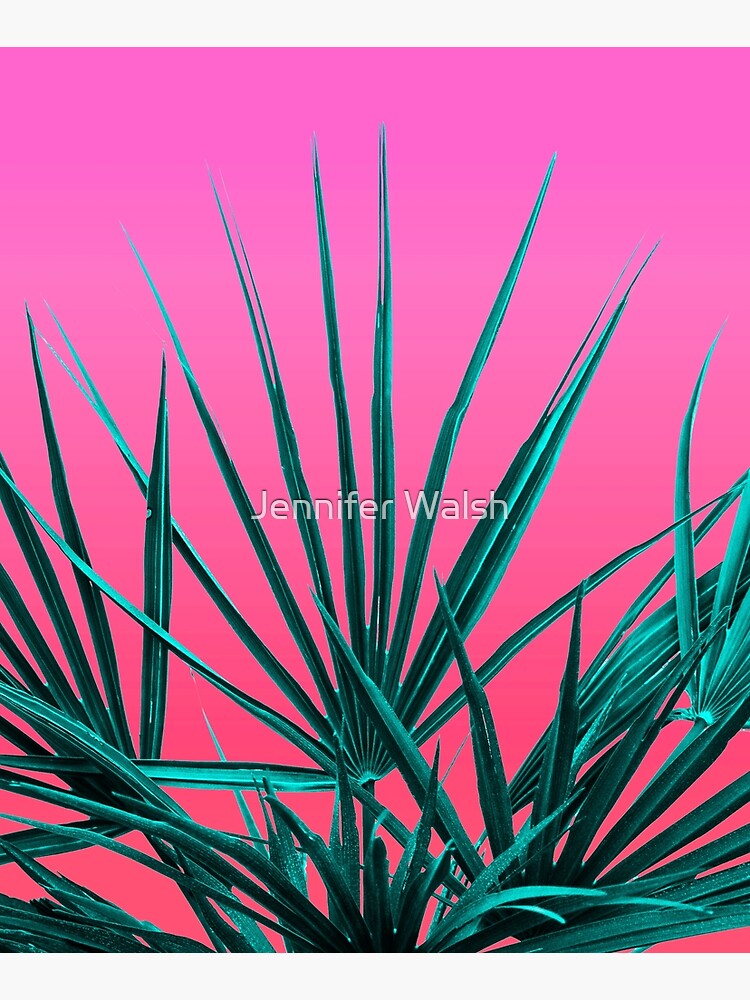 Pink Palm Life - Miami Vaporwave by InsertTitleHere