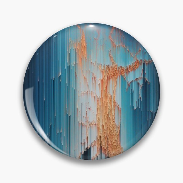 Item preview, Glitch in the Dark - Abstract Pixel Art designed and sold by Jennifer Walsh Design.