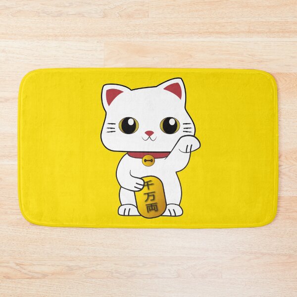 Item preview, Kawaii Lucky Maneki Neko Cat designed and sold by Happy Puppy Print On Demand.