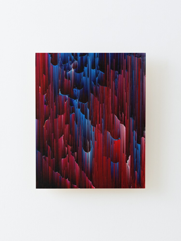 Alternate view of On the Up & Up - Pixel Art Mounted Print