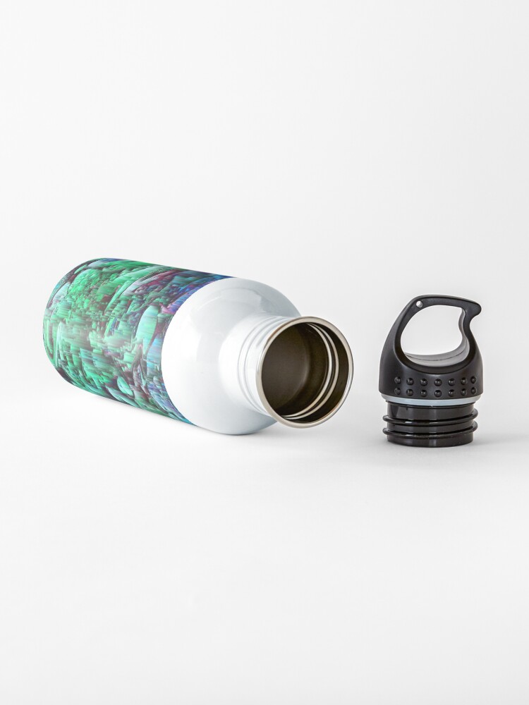 Alternate view of What the Glitch - Pixel Art Water Bottle