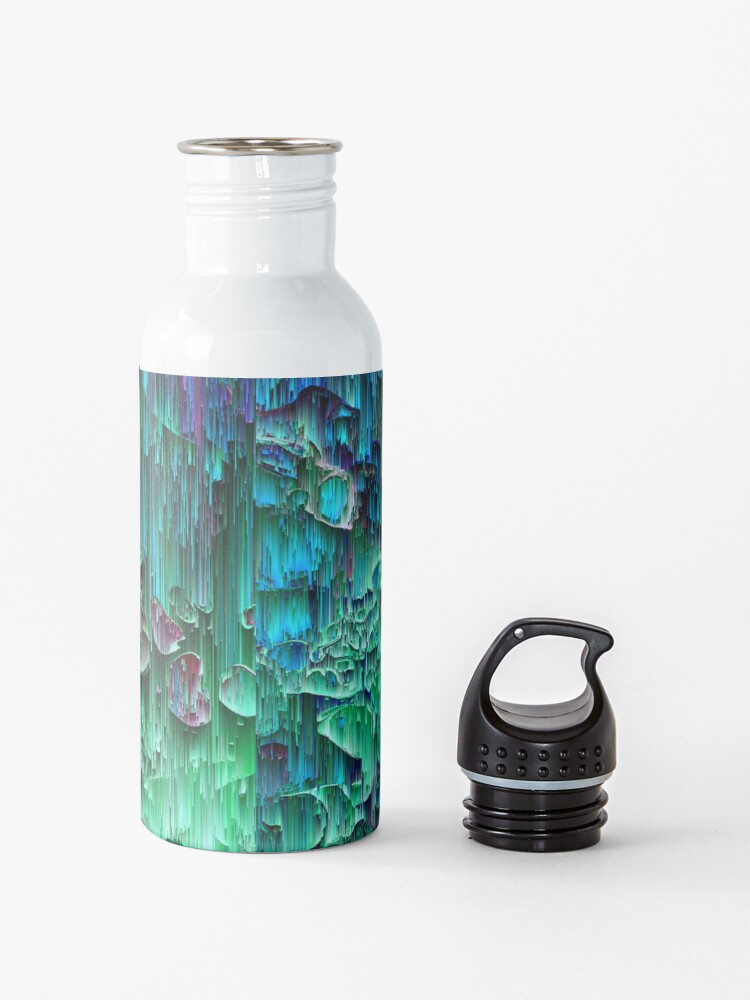 Alternate view of What the Glitch - Pixel Art Water Bottle