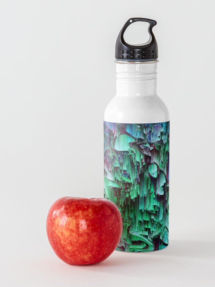 Alternate view of What the Glitch - Pixel Art Water Bottle