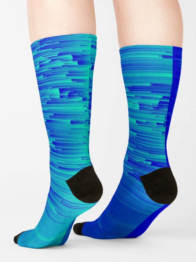 Alternate view of Speed Trap - Pixel Art Socks