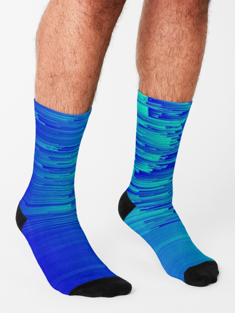 Alternate view of Speed Trap - Pixel Art Socks