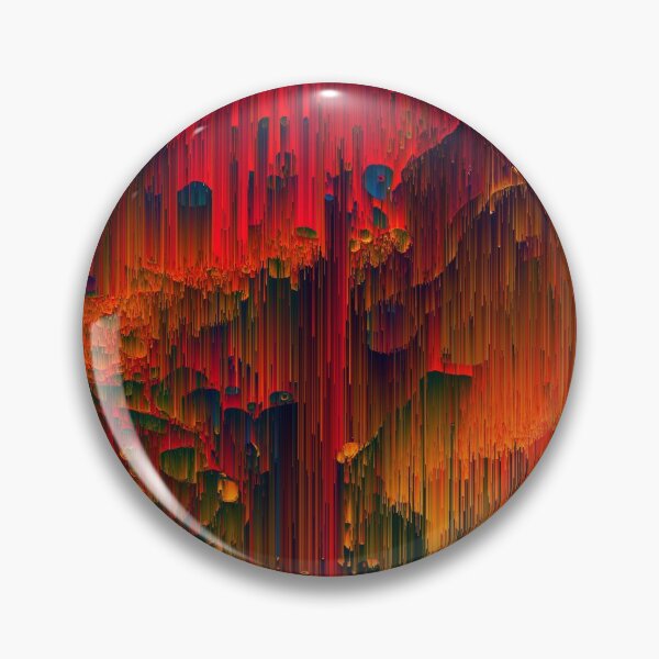 Item preview, Toxic Rain - A Pixel Art Piece designed and sold by Jennifer Walsh Design.