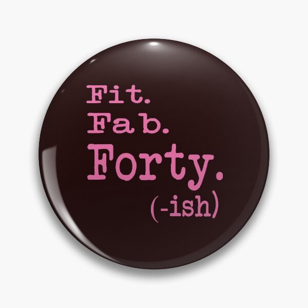 Item preview, Funny Fit Fab Forty ish Birthday Gift for Women in their 40's designed and sold by LGamble12345.