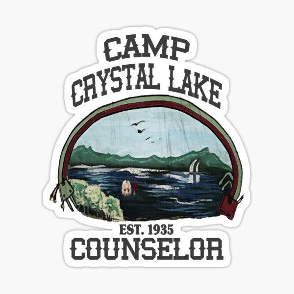 Crystal Lake Camp Counselor Sticker