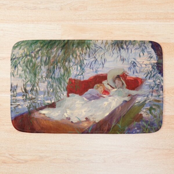 Item preview, John Singer Sargent - Lady and Child Asleep in a Punt under the Willows designed and sold by Impressionist Masters.