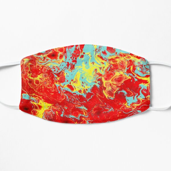 Splattered - Red Abstract Mask