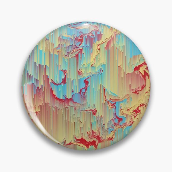 Item preview, Vivid Storm - An Abstract Glitch Piece designed and sold by Jennifer Walsh Design.