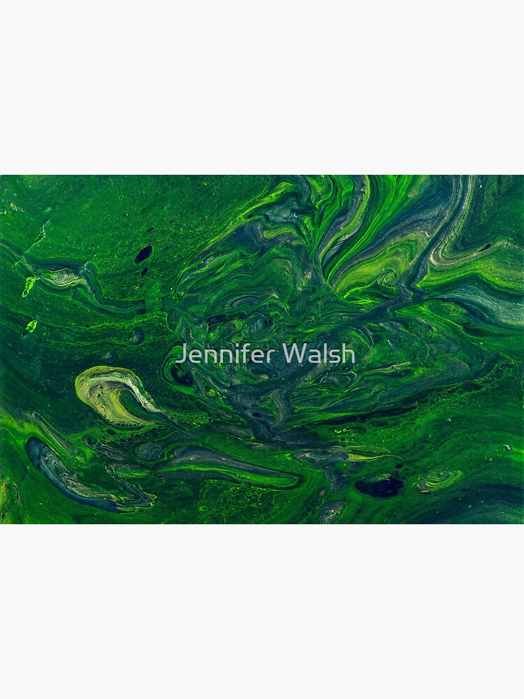 Swirling Jade - An Abstract Piece by InsertTitleHere