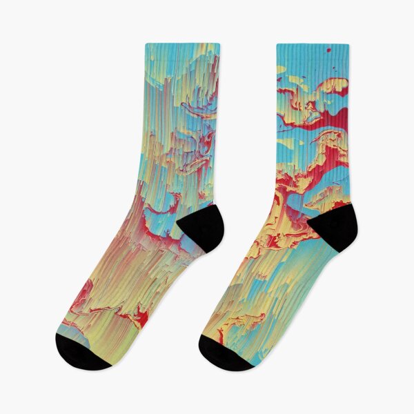 Item preview, Vivid Storm - An Abstract Glitch Piece designed and sold by Jennifer Walsh Design.