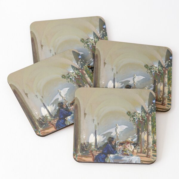 Item preview, John Singer Sargent - Breakfast in the Loggia designed and sold by Impressionist Masters.