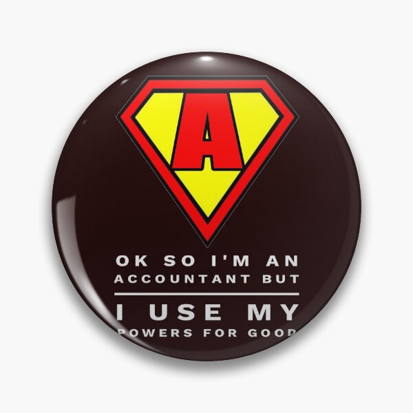 Item preview, Funny Super Accountant & CPA Use Power for Good Gift designed and sold by LGamble12345.