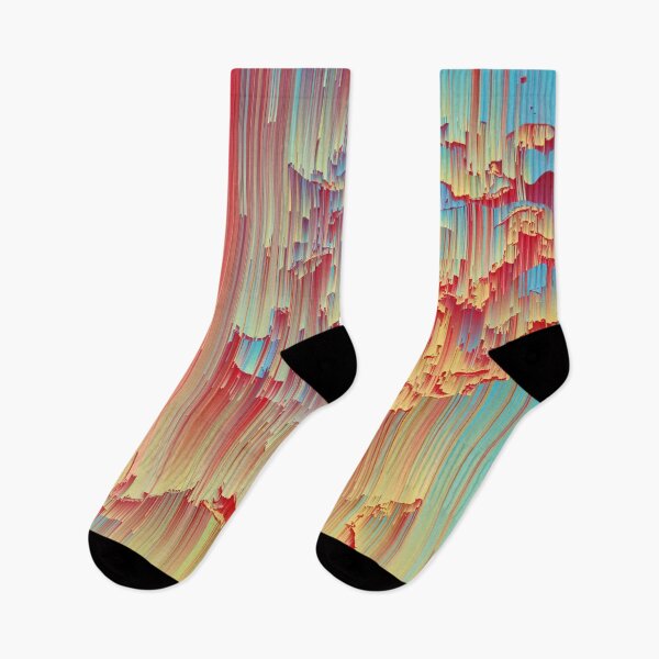 Item preview, Happy Rain - Glitchy Abstract designed and sold by Jennifer Walsh Design.