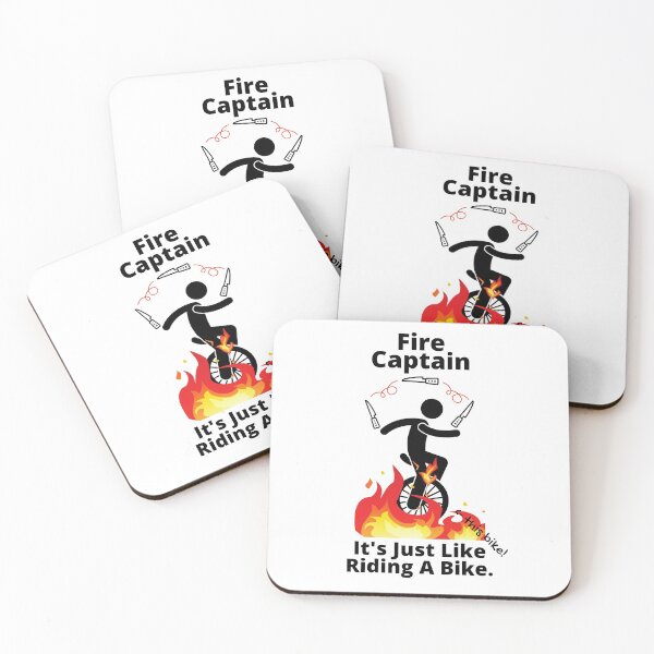 Item preview, Fire Captain Like Riding a Bike Fun designed and sold by Designs24U.