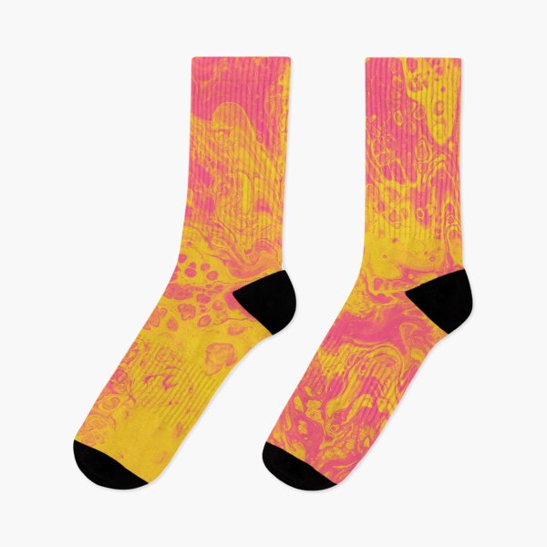 Item preview, Pink and Yellow Marble- An Abstract designed and sold by Jennifer Walsh Design.
