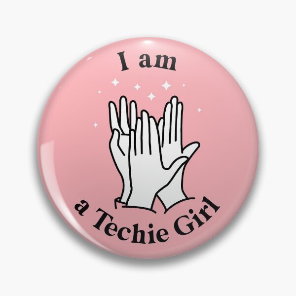 Item preview, Pegatina Soy una chica Techie designed and sold by techiegirls.