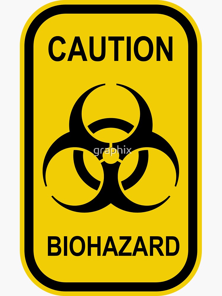 Biohazard Symbol 5'x3' Flag 