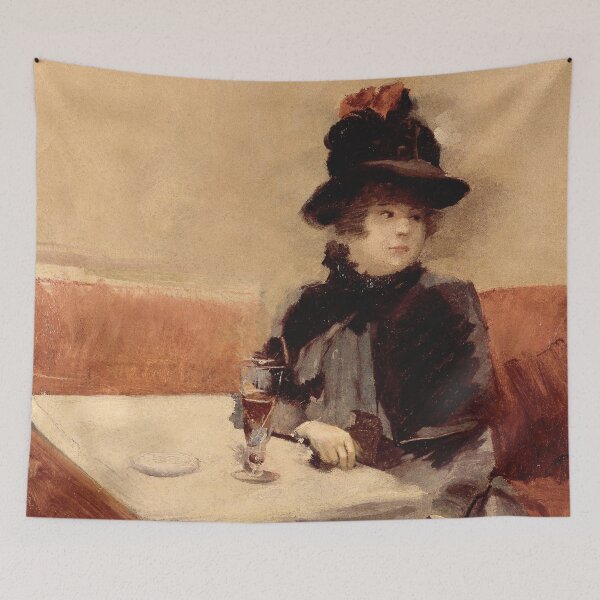 Aperçu de l'œuvre Jean-Louis Forain - Femme dans un café créée et vendue par Impressionist Masters.