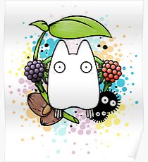 Chibi Totoro Poster