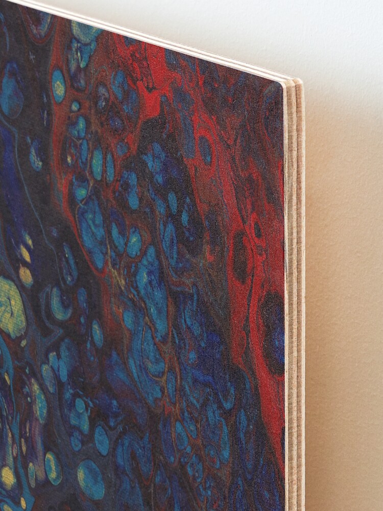Alternate view of Lake on Fire Mounted Print