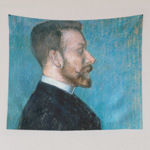 Aperçu de l'œuvre Jean-Louis Forain - Portrait de Félix Fénéon créée et vendue par Impressionist Masters.