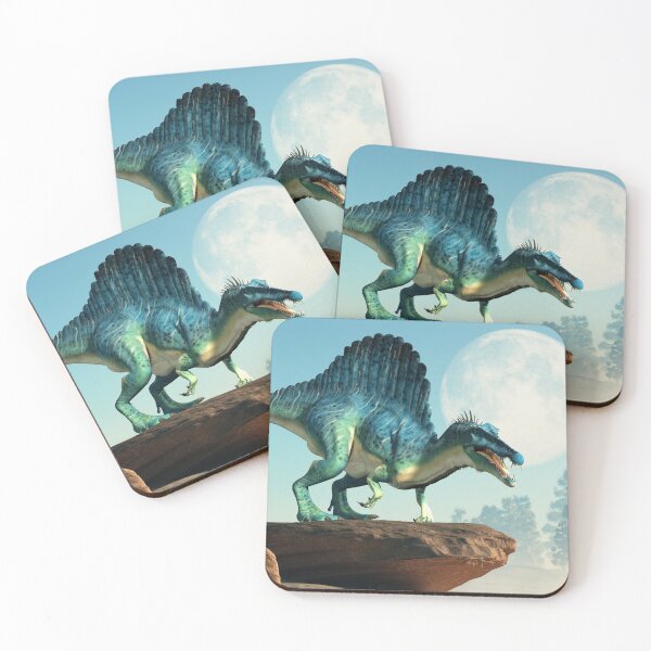 Item preview, Spinosaurus on a Cliff by the Moon designed and sold by Daniel Eskridge.