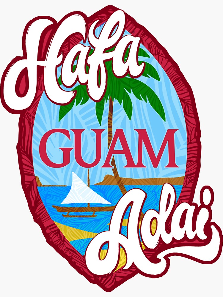 八4964【中古品】美品　HAFA ADAI GUAM Hafa Adai Guam Shield