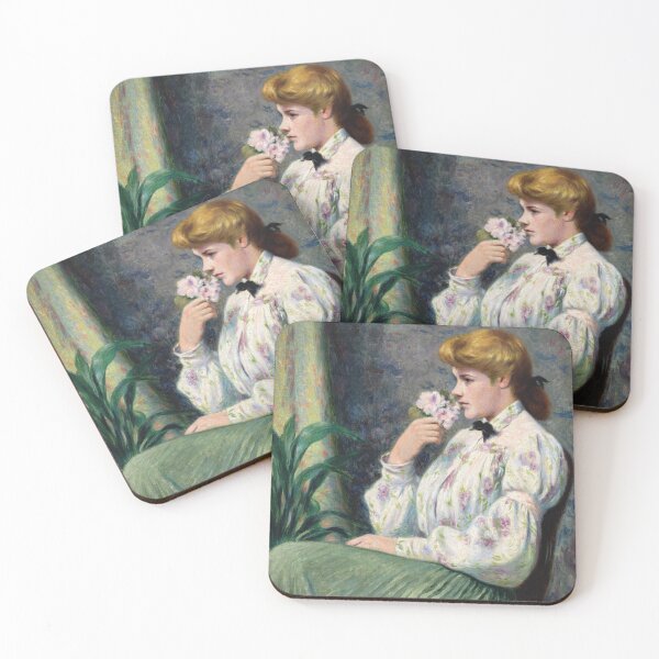 Item preview, Federico Zandomeneghi -  Portrait of a Girl with a Flower designed and sold by Impressionist Masters.