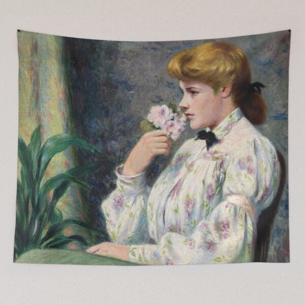 Item preview, Federico Zandomeneghi -  Portrait of a Girl with a Flower designed and sold by Impressionist Masters.