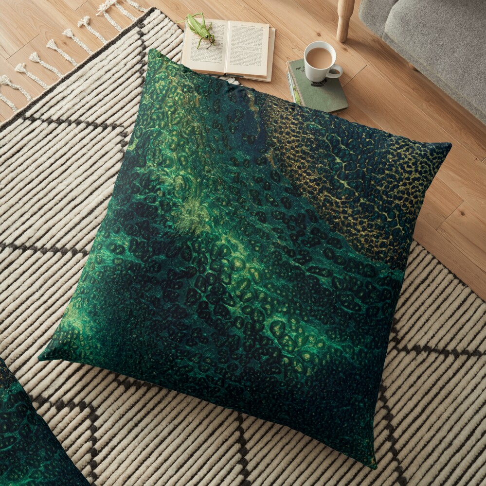 Detail - Depths Unknown Floor Pillow