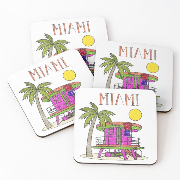 Item preview, Vintage Miami Beach designed and sold by Draw Line Supply .