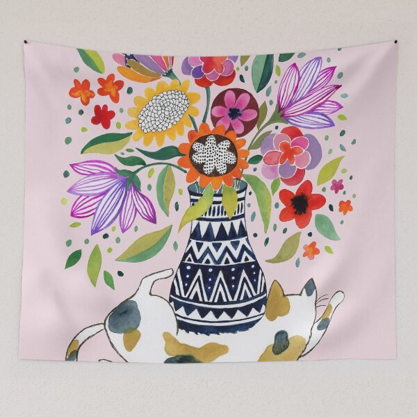 Item preview, Calico Bouquet designed and sold by Janet Broxon.