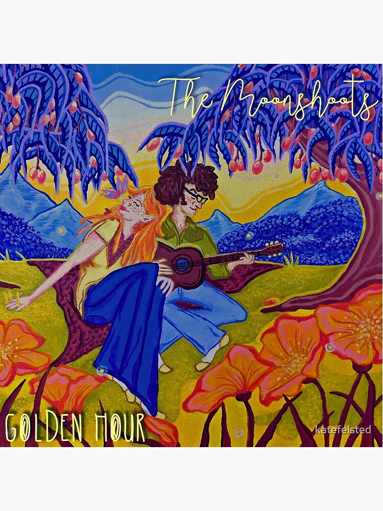 The Moonshoots EP "Golden Hour" Album Cover by katefelsted