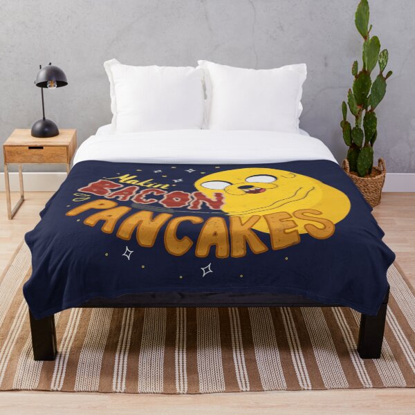 Makin' Bacon Pancakes - Jake The Dog Throw Blanket