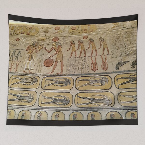 Item preview, Ancient Egyptian Mural designed and sold by lynchhorizon.