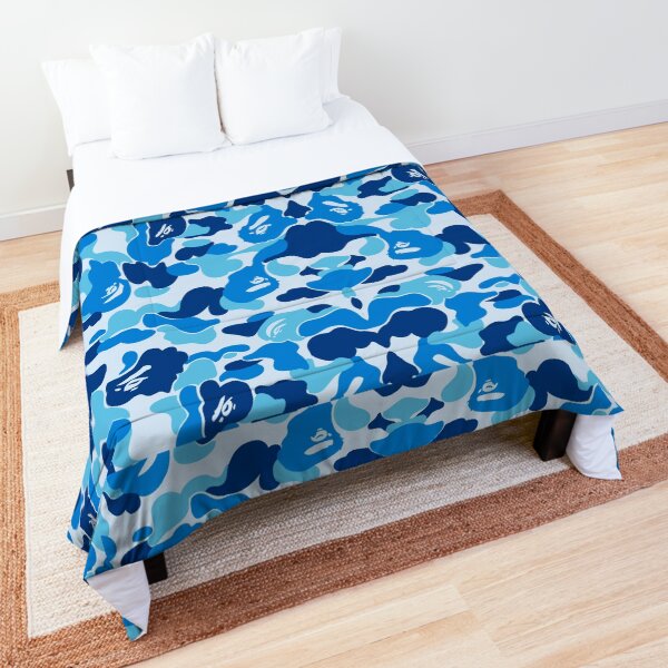 BLUE BAPE CAMO Comforter