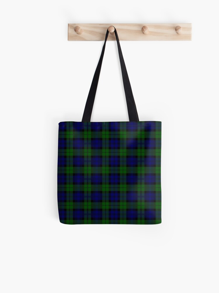 tartan tote bag