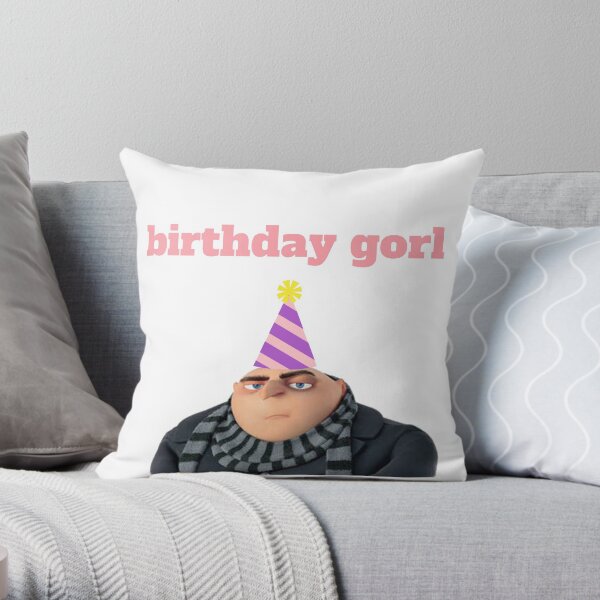 Gru Meme Face Throw Pillow Cushions For Children Christmas