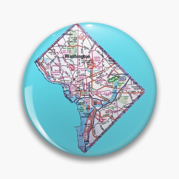 Item preview, Washington, DC District of Columbia Roadmap designed and sold by Havocgirl.