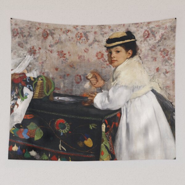 Item preview, Edgar Degas - Portrait of Mlle. Hortense Valpinçon designed and sold by Impressionist Masters.